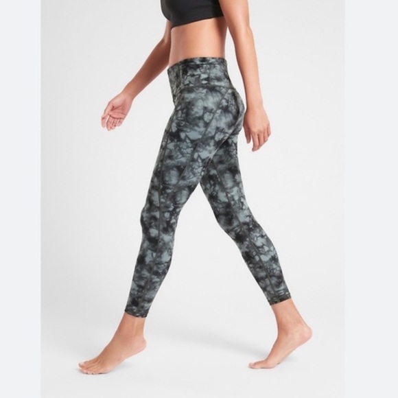 Athleta size xxs salutation slash leggings 7/8 in excellent like-new condition - Picture 1 of 5